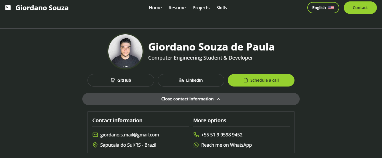 Portifolio Website